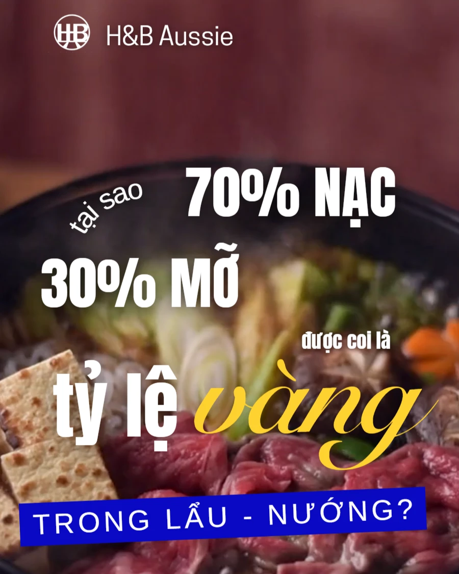 TẠI SAO TỶ LỆ 70% NẠC - 30% MỠ ĐƯỢC GỌI LÀ "TỶ LỆ VÀNG" CỦA LẨU NƯỚNG?